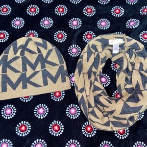 Michael Kors Beanie and Infinity Scarf Set